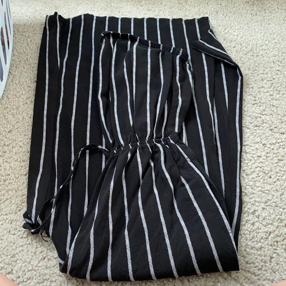 Striped jumpsuit